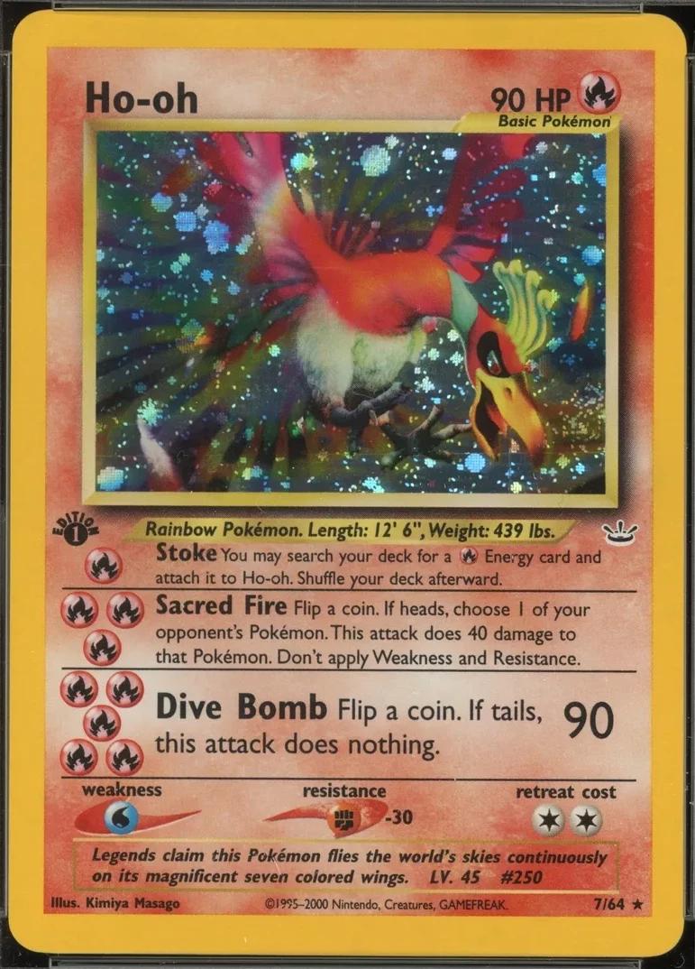 Ho-Oh [1st Edition Double Holo Error] #7