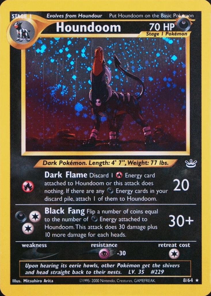 Houndoom [Double Holo Error] #8
