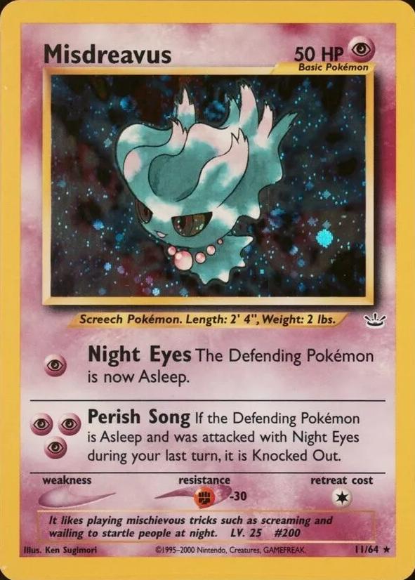 Misdreavus [Double Holo Error] #11