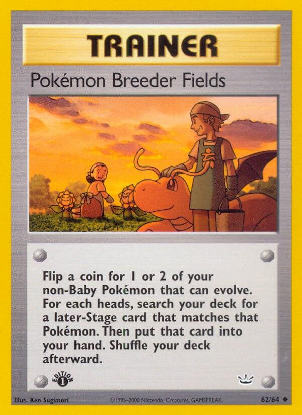 Pokemon Breeder Fields [1st Edition] #62