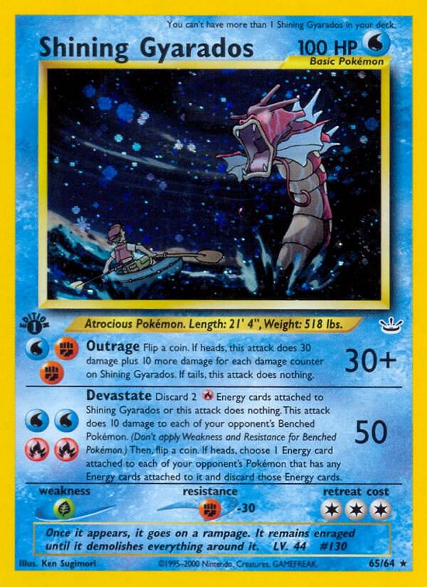 Shining Gyarados [1st Edition] #65