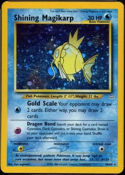 Shining Magikarp [Double Holo Error] #66