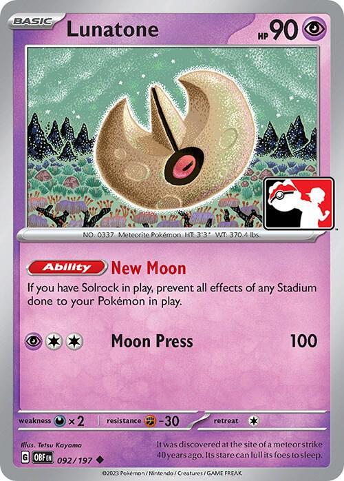 Lunatone [Prize Pack] #92