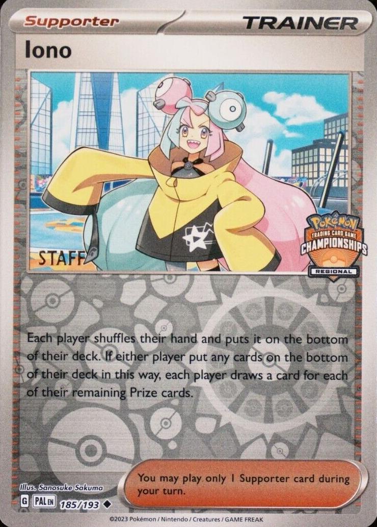 Iono [Regional Championship Staff] #185
