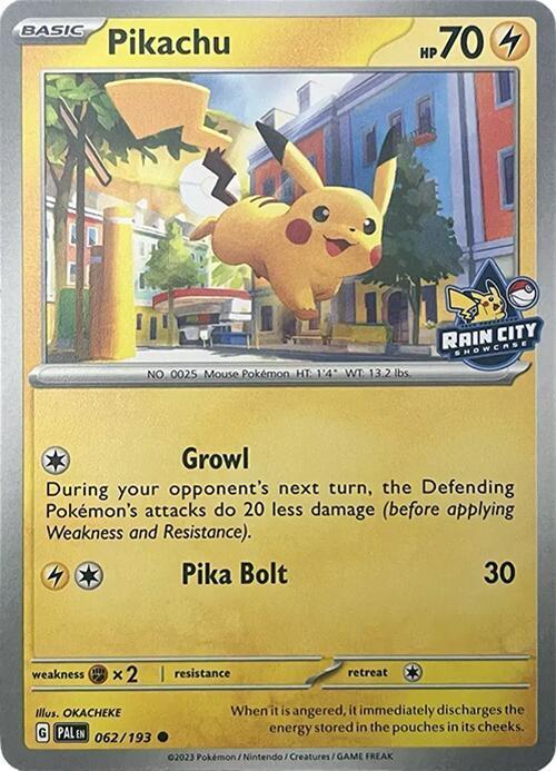 Pikachu [Rain City Showcase] #62