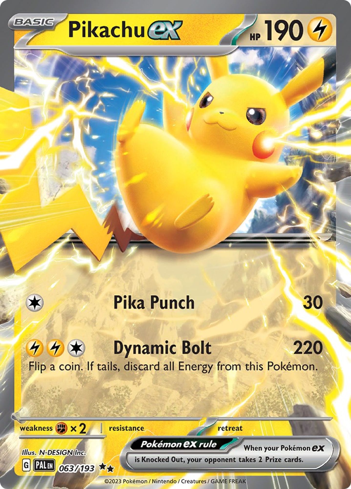 Pikachu ex #63
