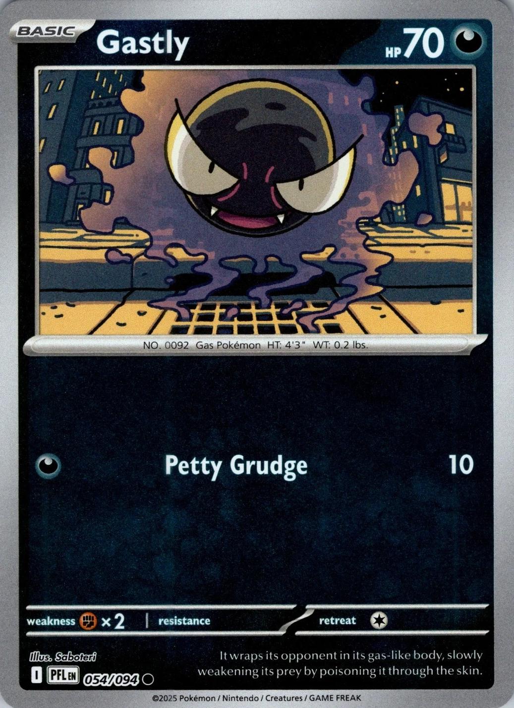 Gastly [Reverse Holo] #54