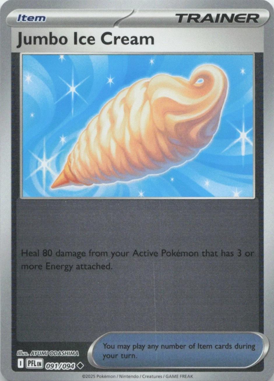 Jumbo Ice Cream [Reverse Holo] #91
