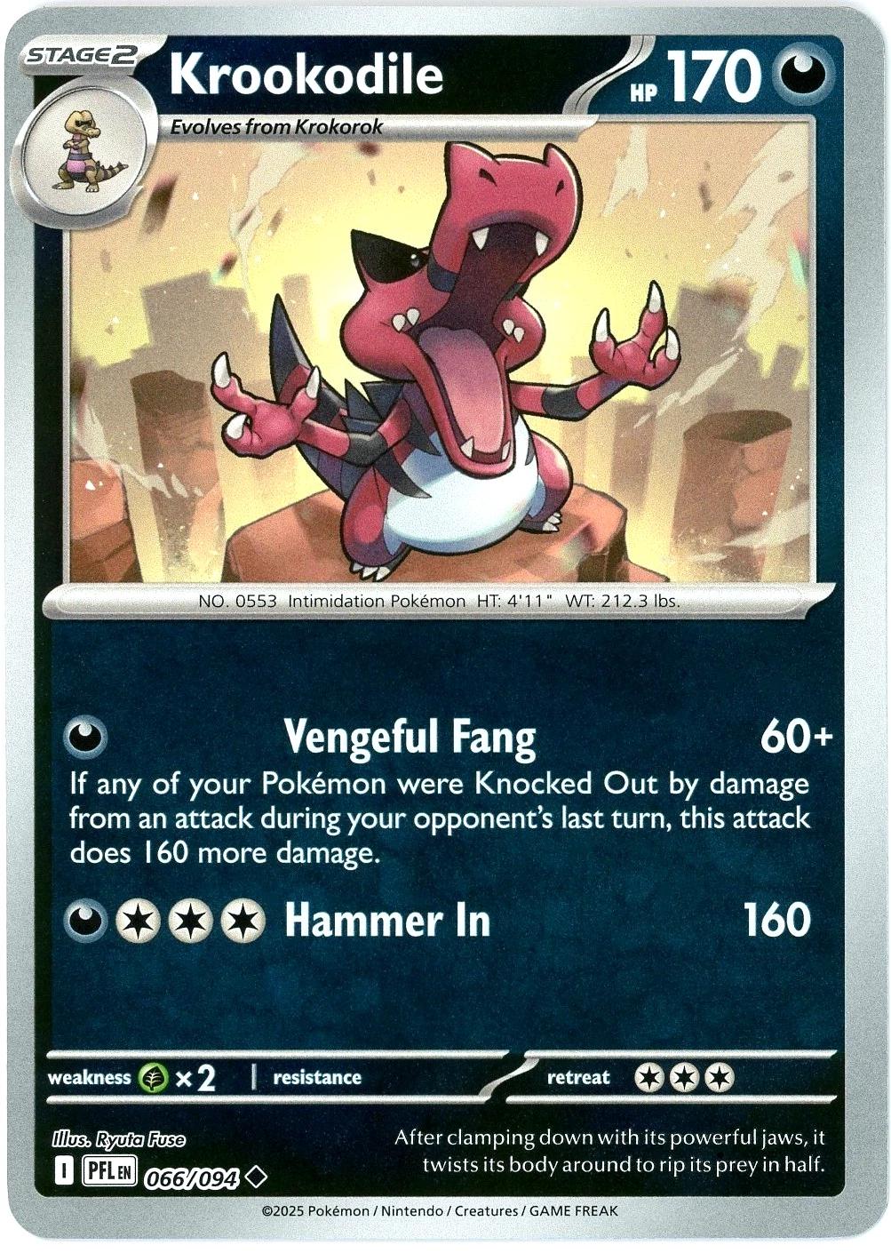 Krookodile [Reverse Holo] #66