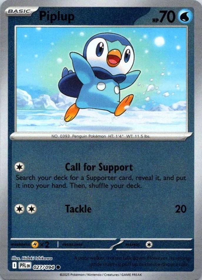 Piplup [Reverse Holo] #27