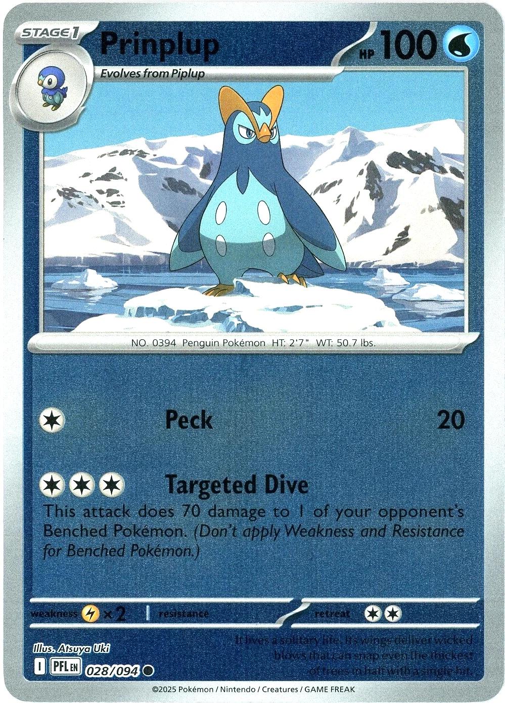 Prinplup [Reverse Holo] #28