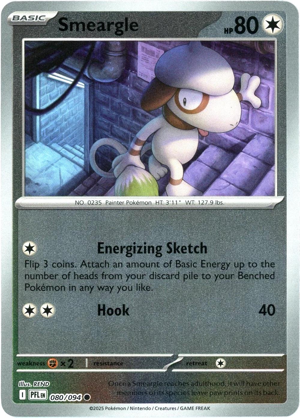 Smeargle [Reverse Holo] #80