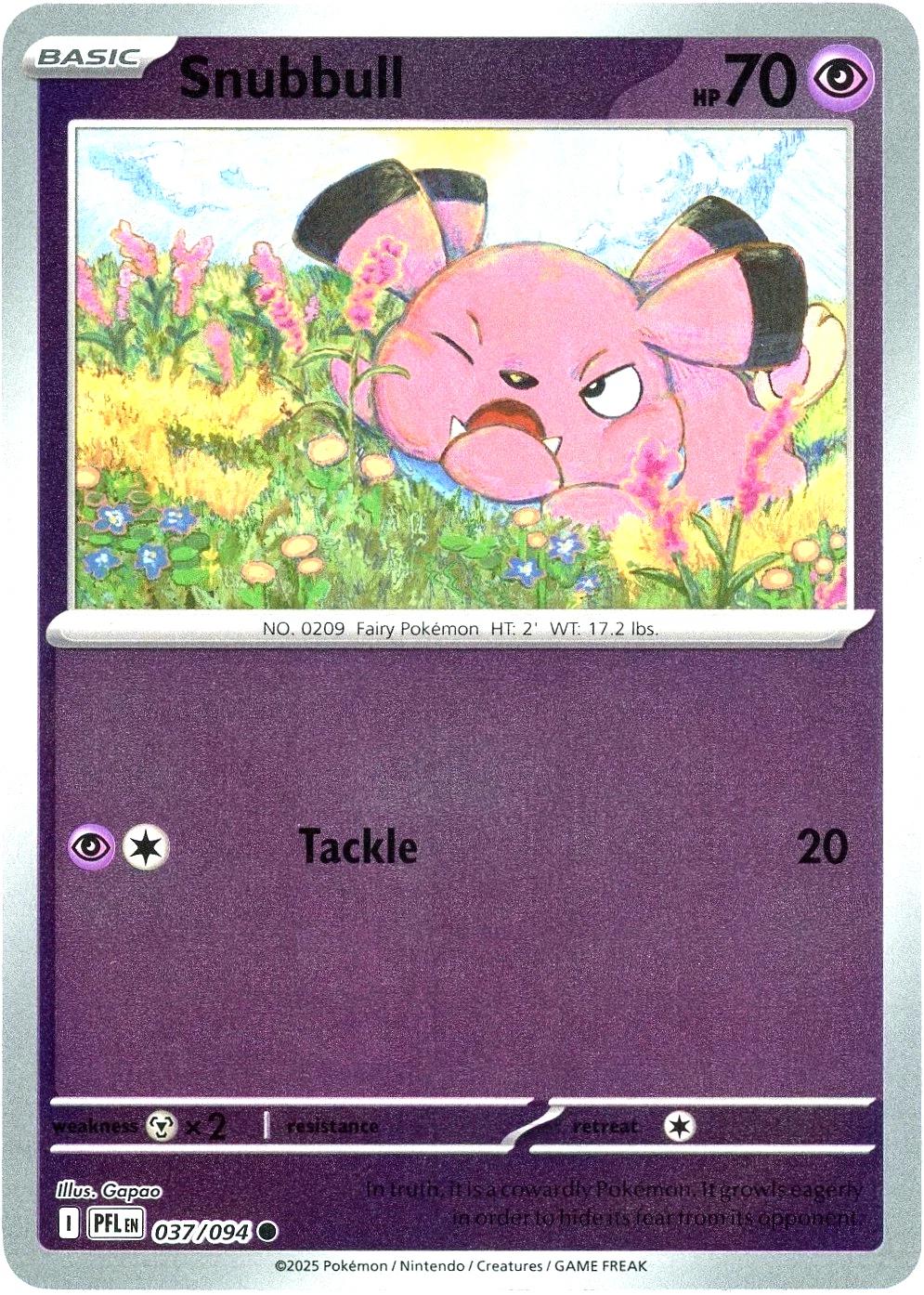 Snubbull [Reverse Holo] #37