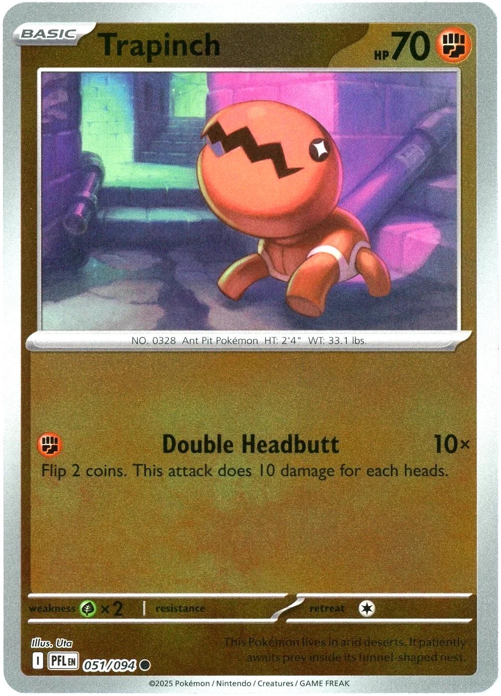 Trapinch [Reverse Holo] #51