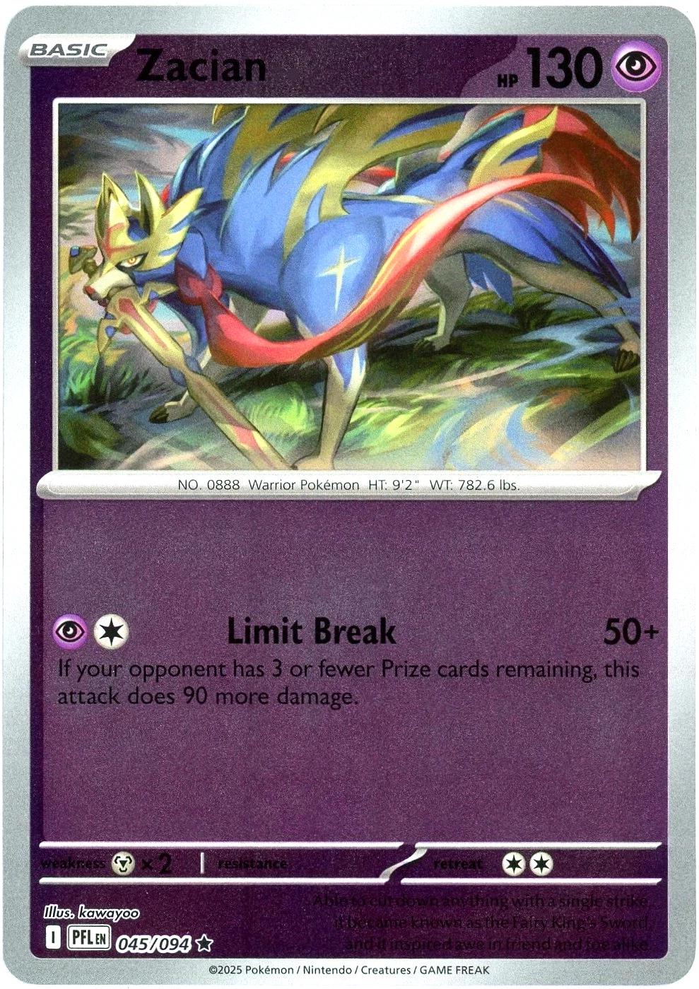 Zacian [Reverse Holo] #45
