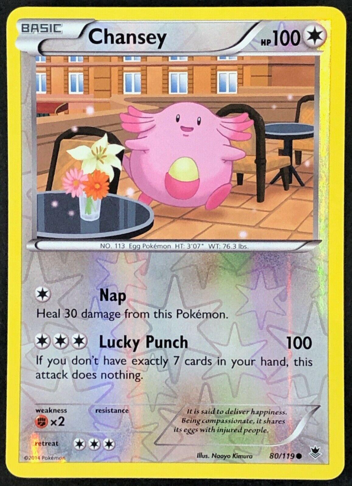 Chansey [Reverse Holo] #80
