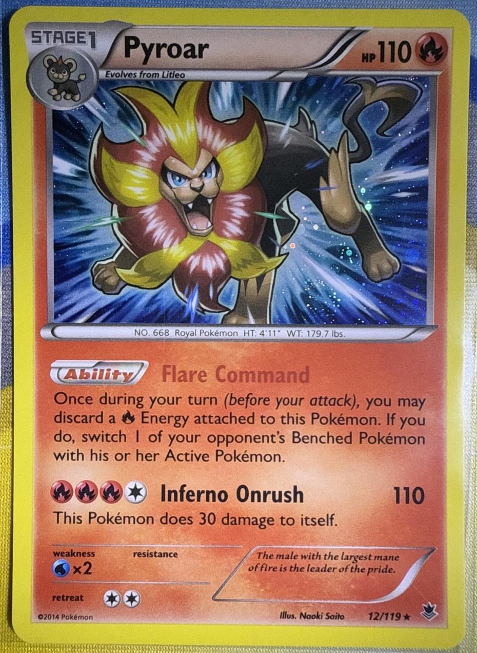 Pyroar [Cosmos Holo] #12