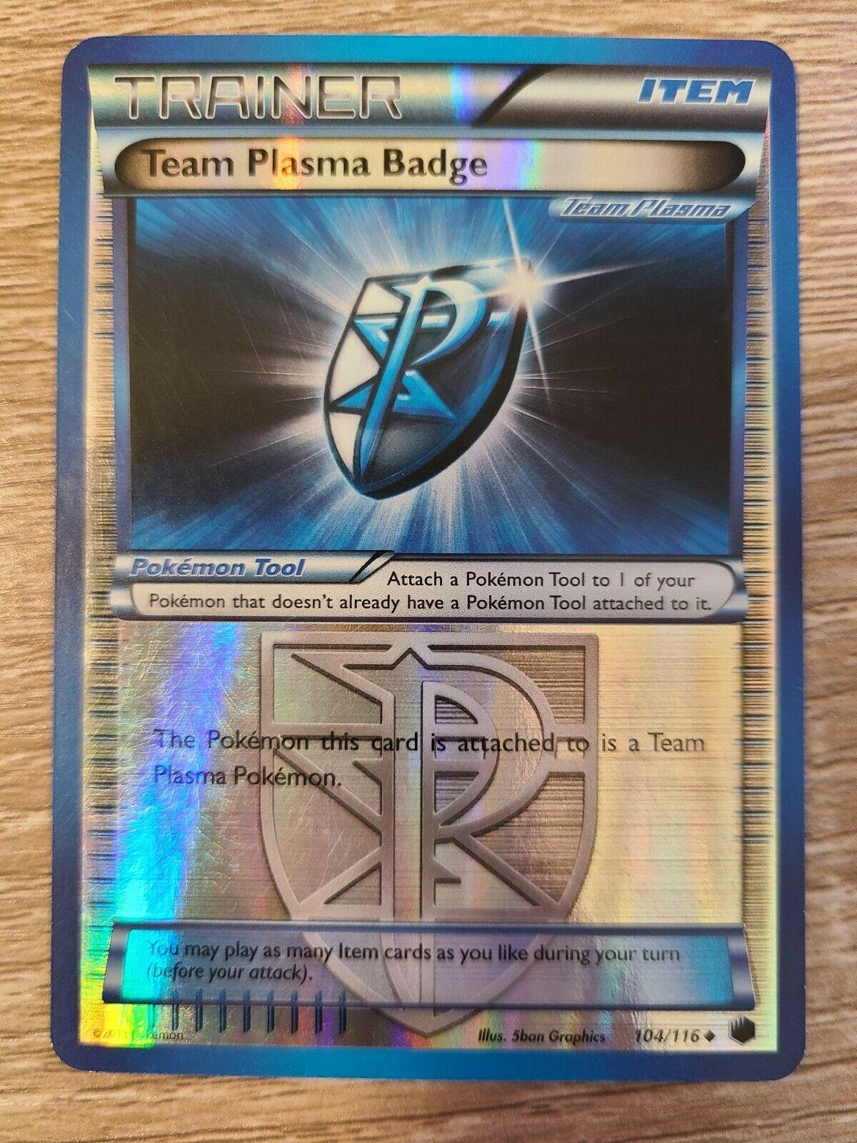 Team Plasma Badge [Reverse Holo] #104