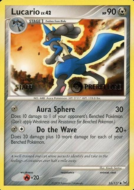 Lucario [Prerelease Staff] #53