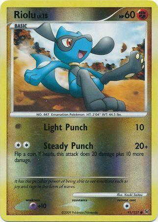 Riolu [Reverse Holo] #91