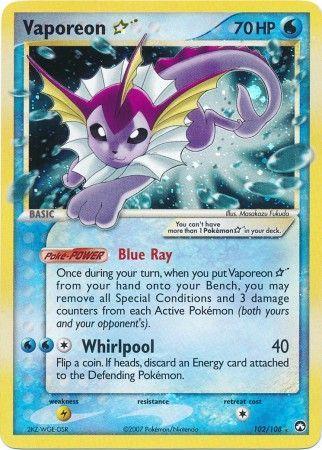 Vaporeon [Gold Star] #102