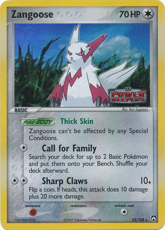 Zangoose [Reverse Holo] #25