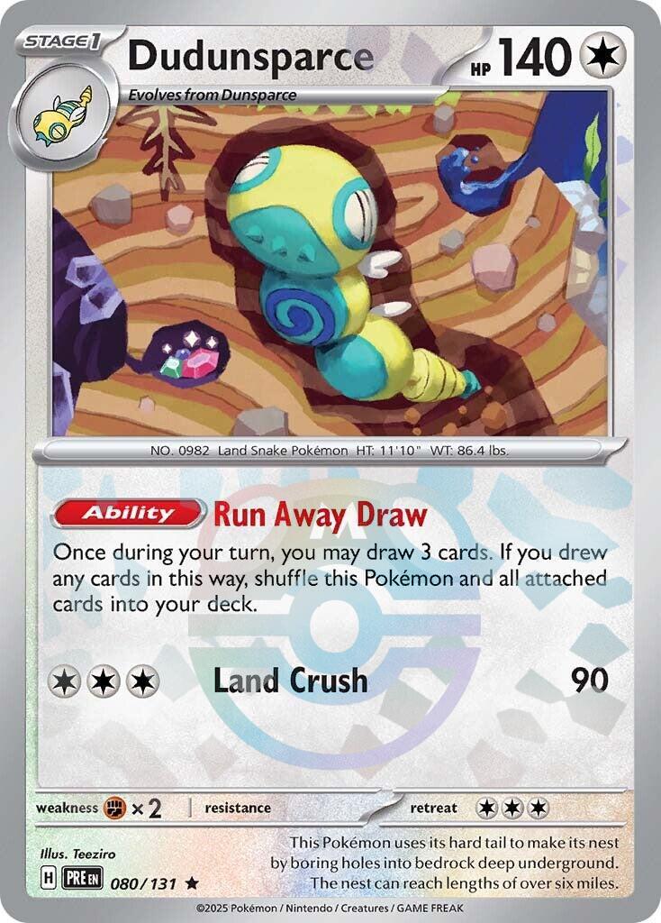 Dudunsparce [Master Ball] #80