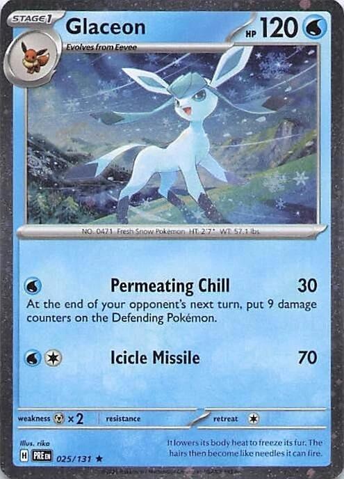 Glaceon [Cosmos Holo] #25