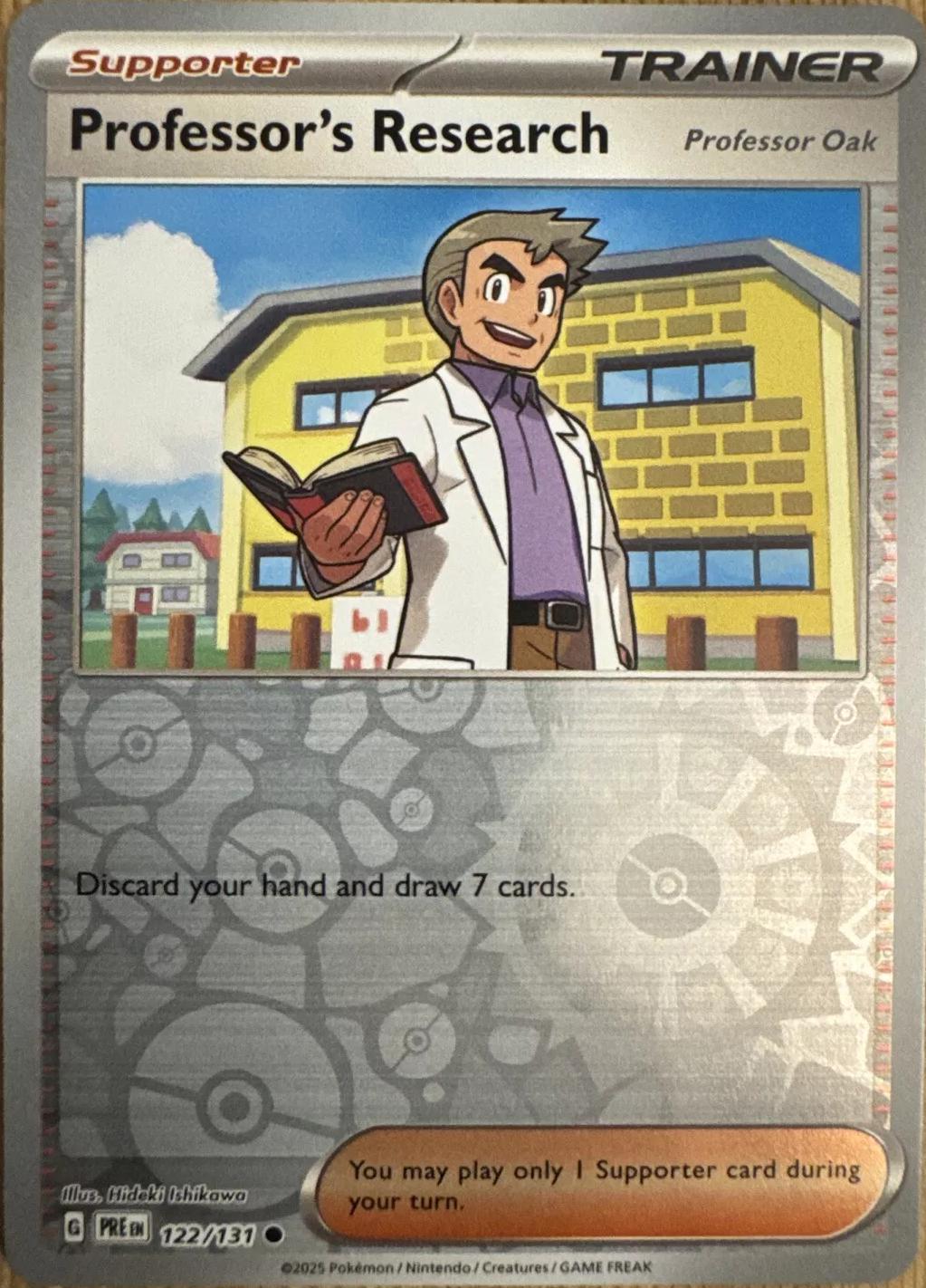Professor's Research: Professor Oak [Reverse] #122