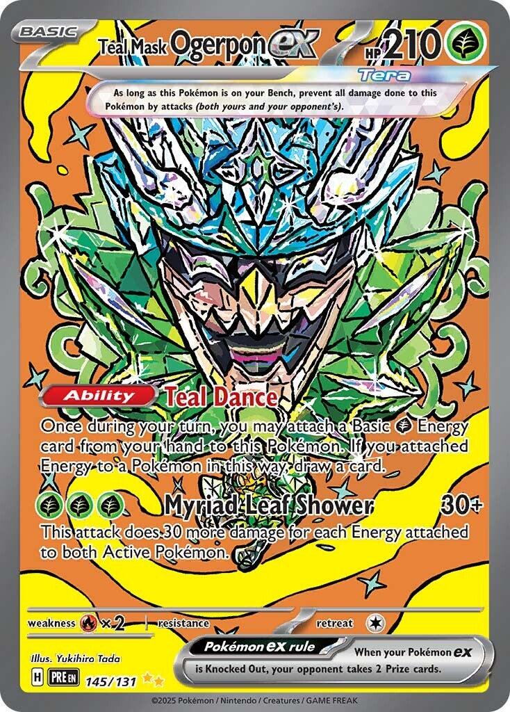 Teal Mask Ogerpon ex #145
