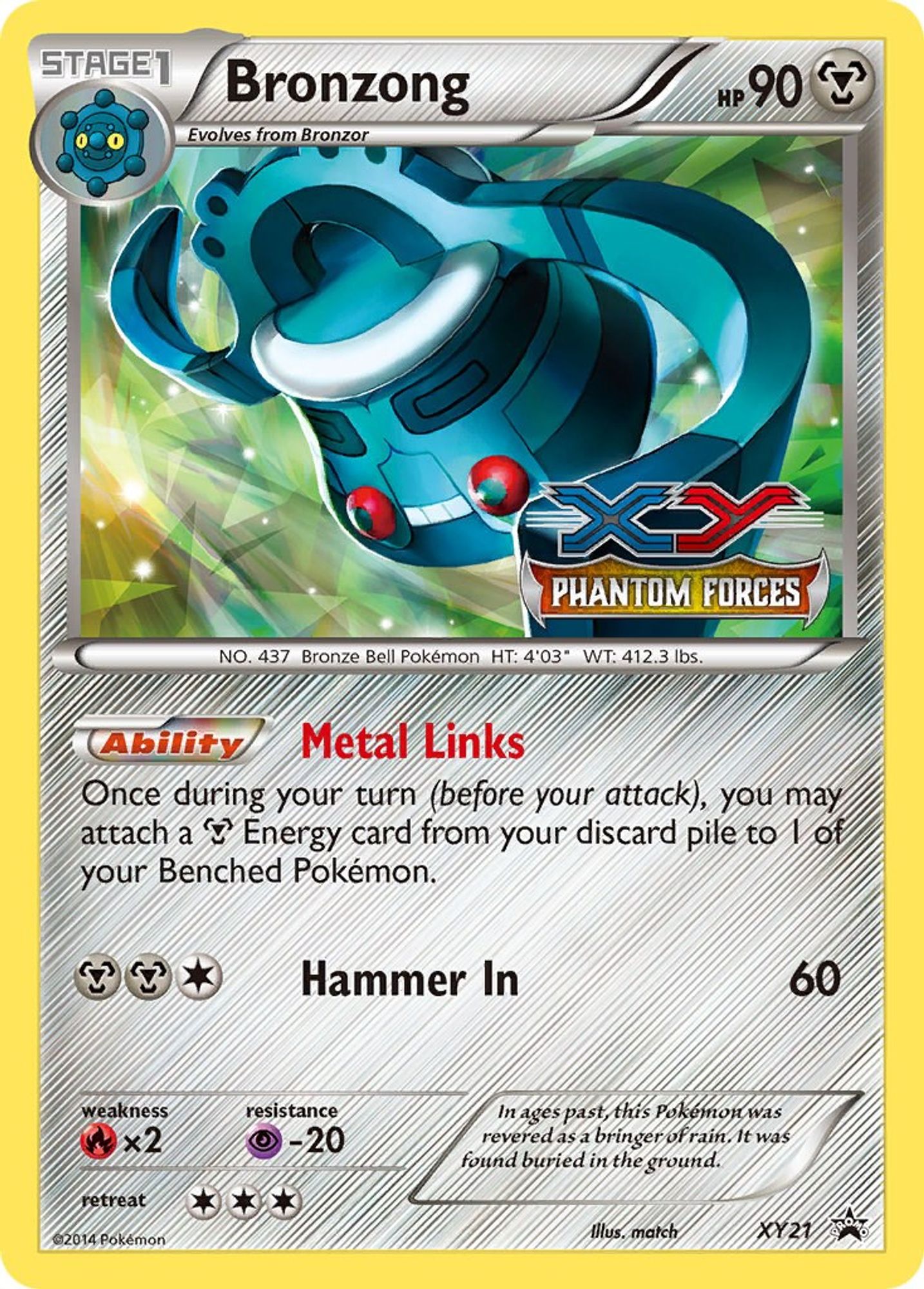 Bronzong #XY21
