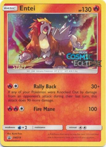 Entei [Prerelease Staff] #SM219
