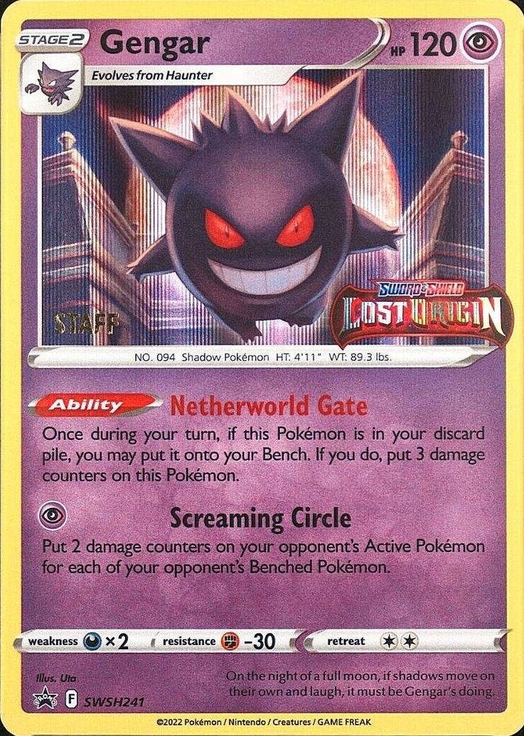 Gengar [Prerelease Staff] #SWSH241