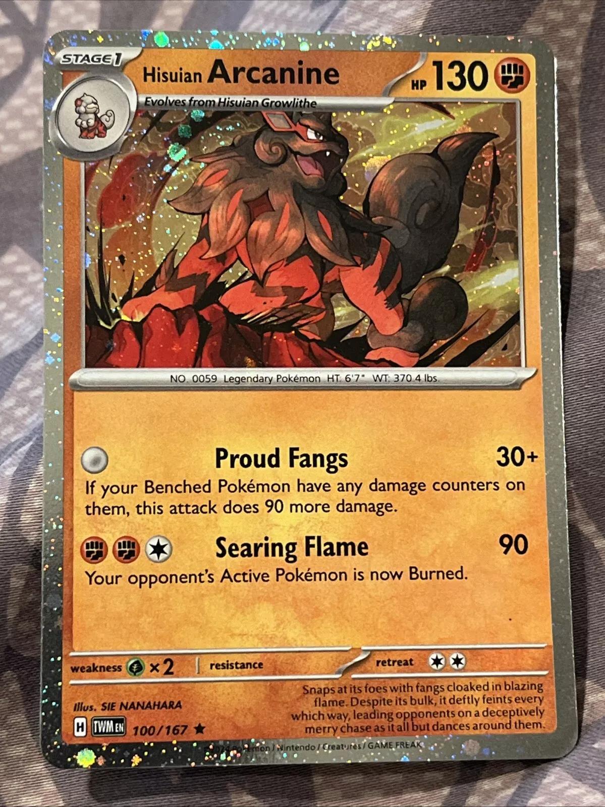 Hisuian Arcanine [Cosmos Holo] #100