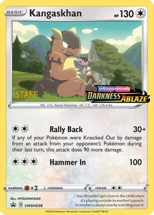 Kangaskhan [Prerelease Staff] #SWSH038