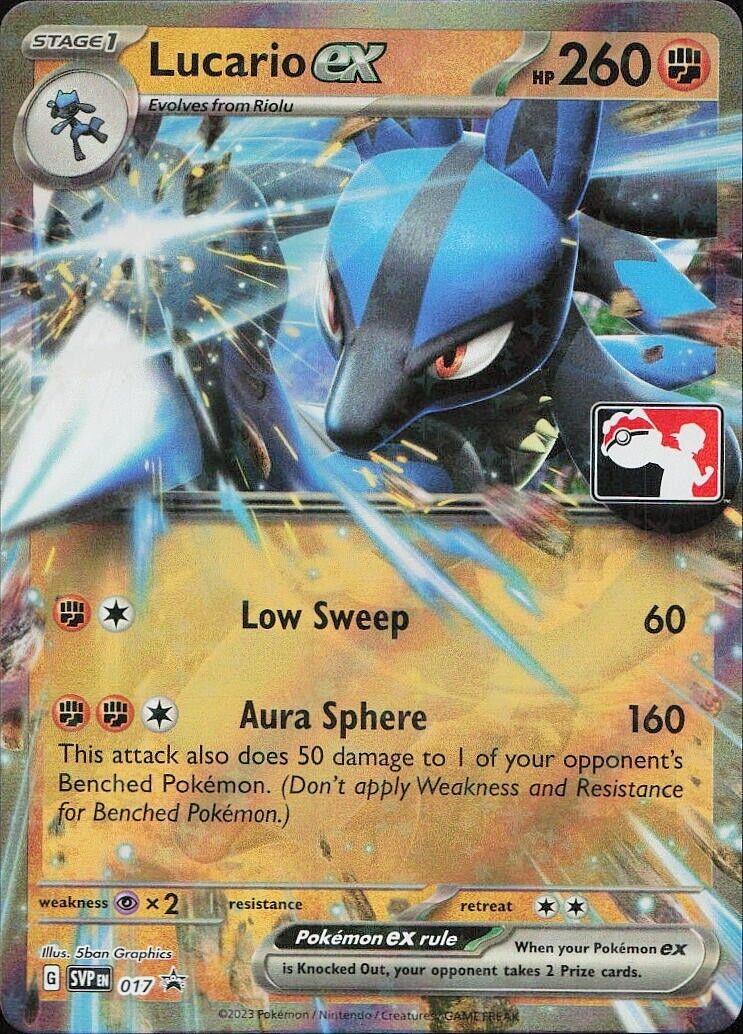 Lucario Ex [Prize Pack Series 3] #17