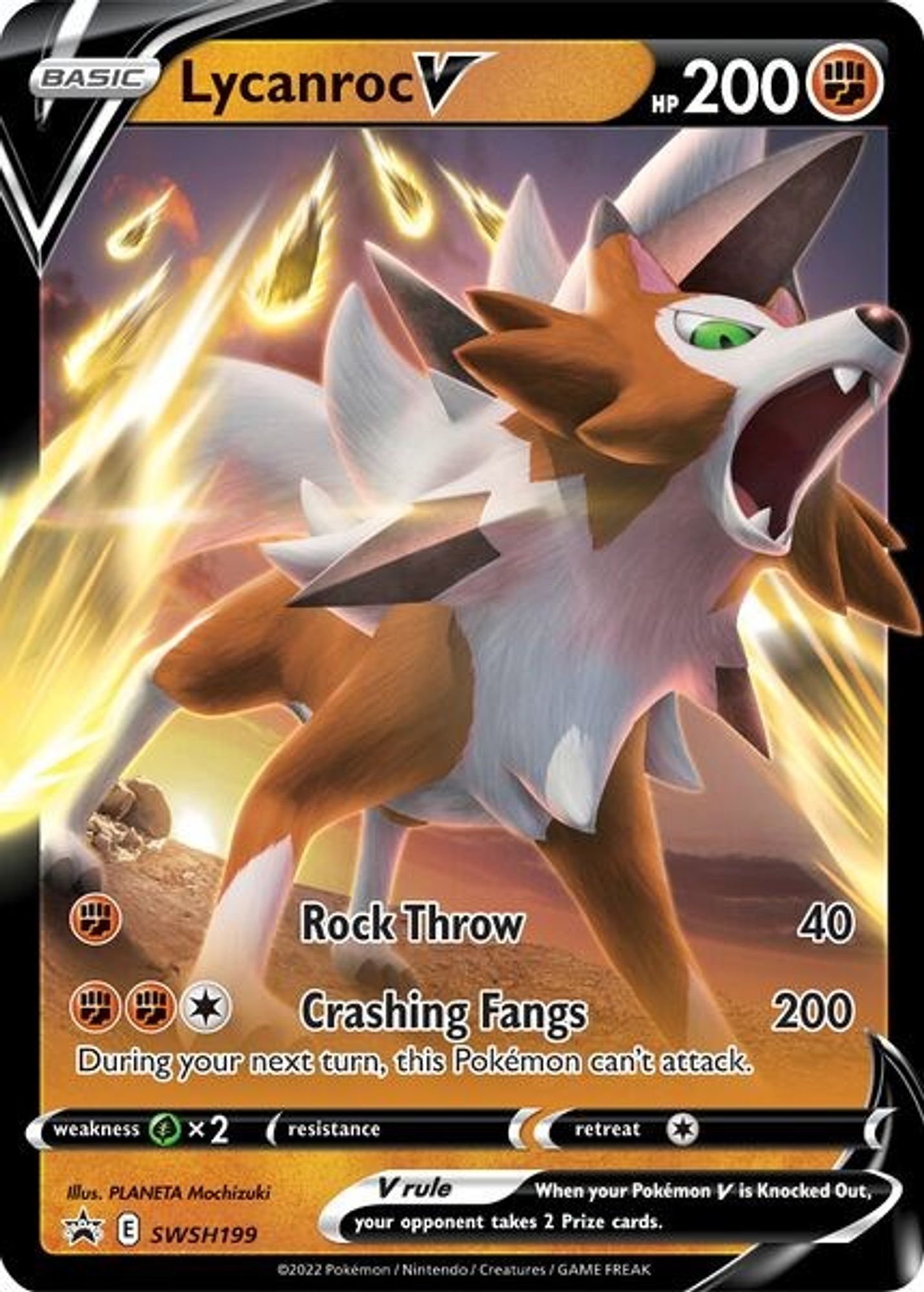 Lycanroc V #SWSH199