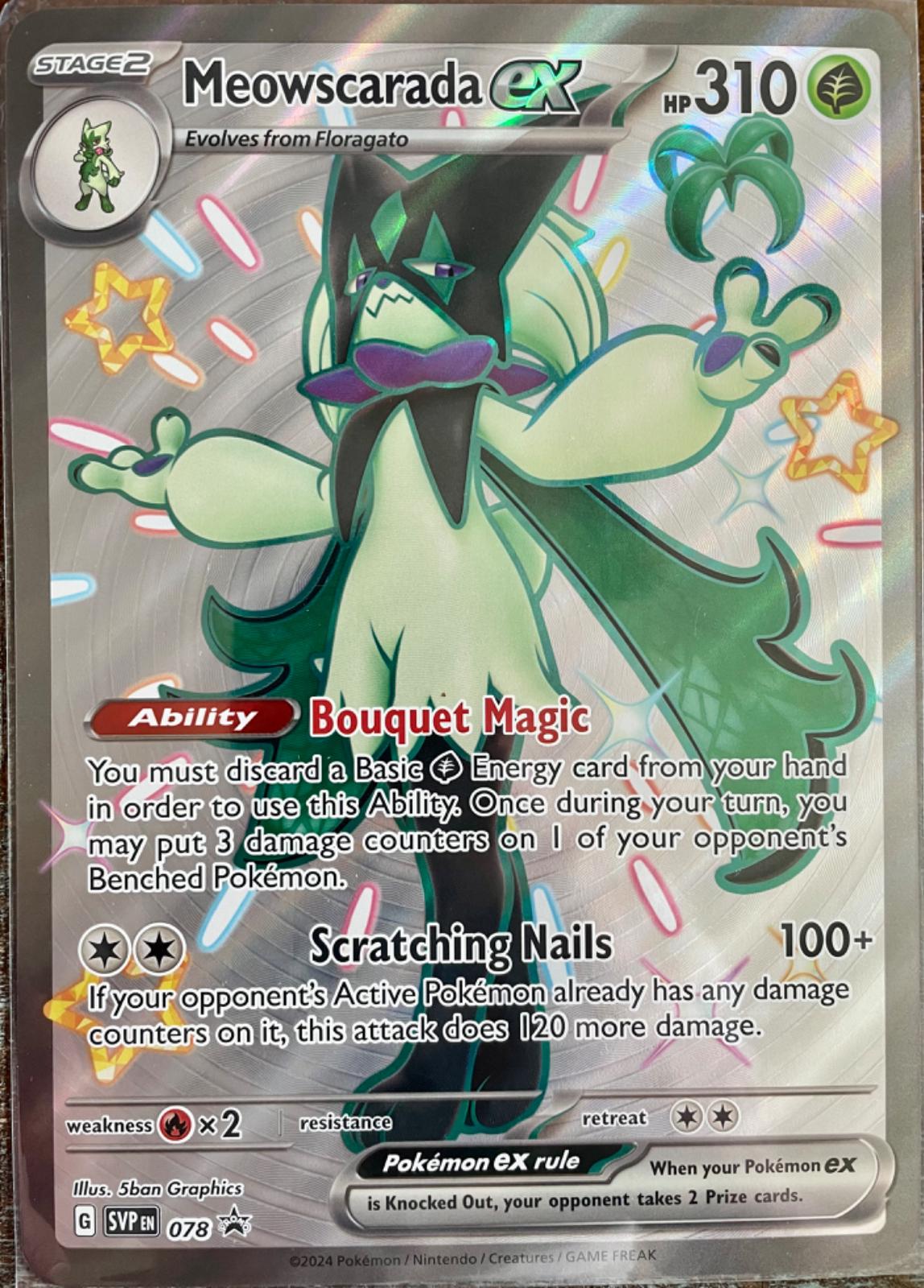 Meowscarada Ex [Jumbo] #78