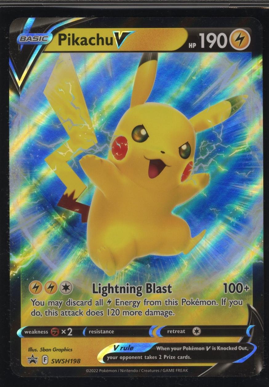 Pikachu V [Jumbo] #198