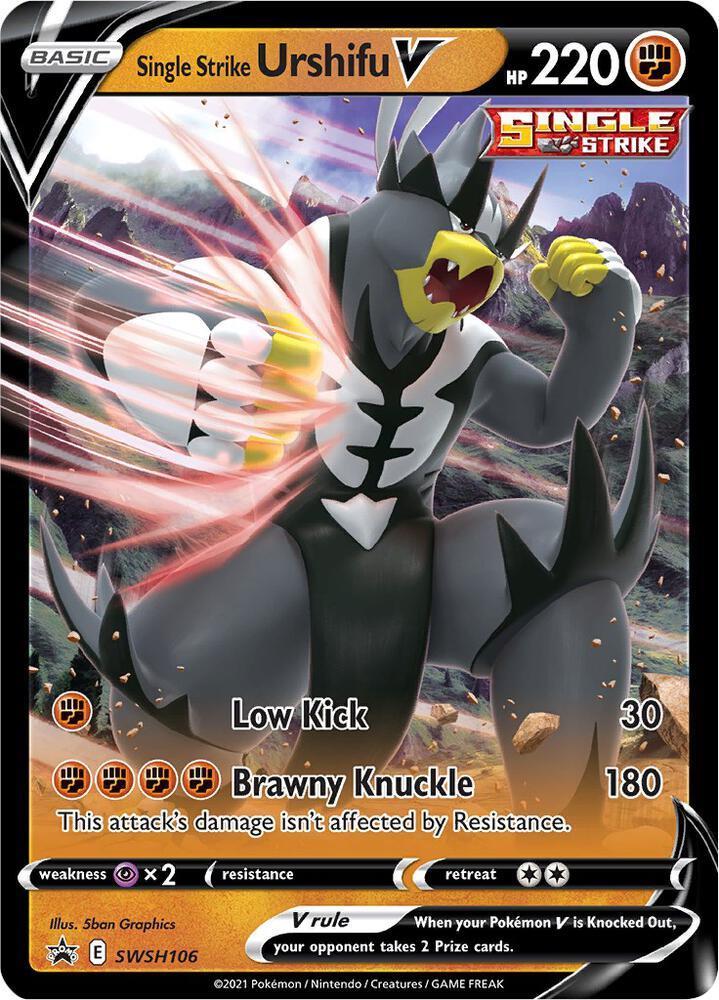 Single Strike Urshifu V [Jumbo] #SWSH106