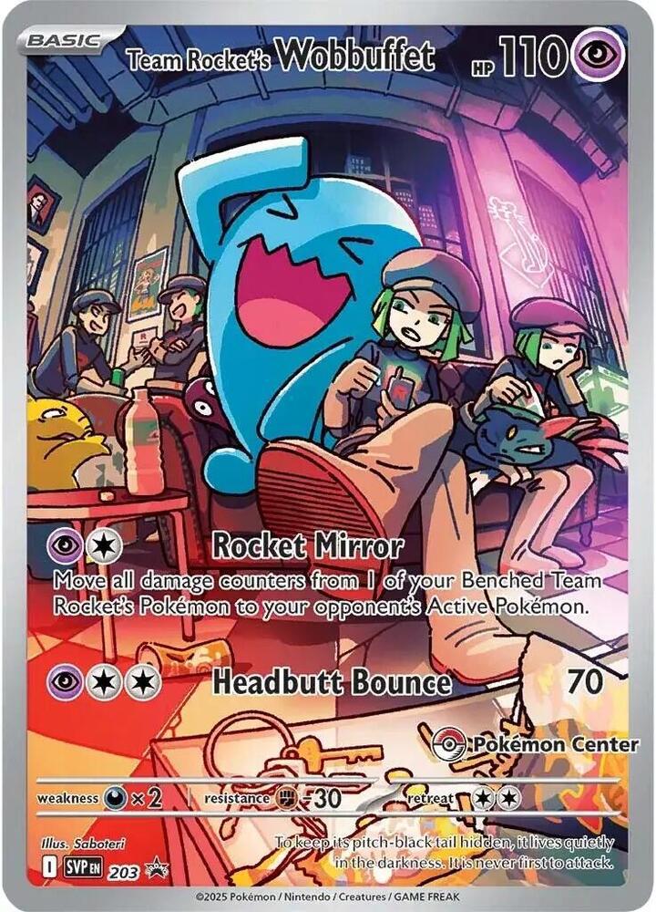 Team Rocket's Wobbuffet [Pokemon Center] #203