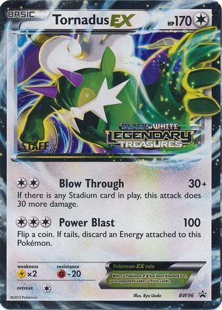 Tornadus EX [Prerelease Staff] #BW96