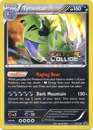Tyranitar [Prerelease Staff] #XY130