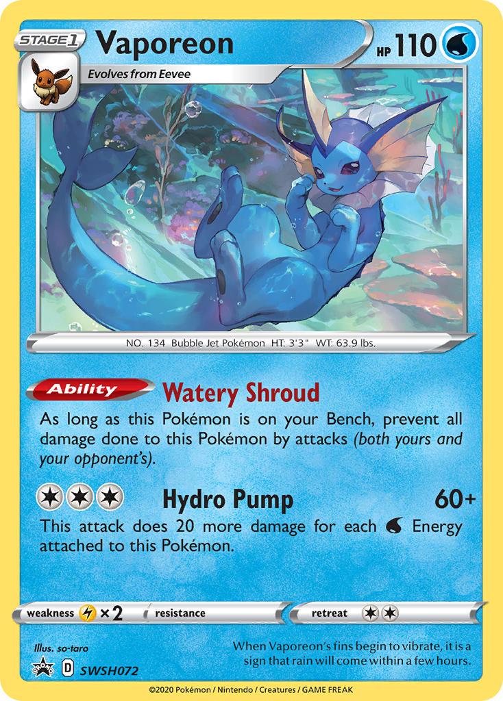 Vaporeon #SWSH072