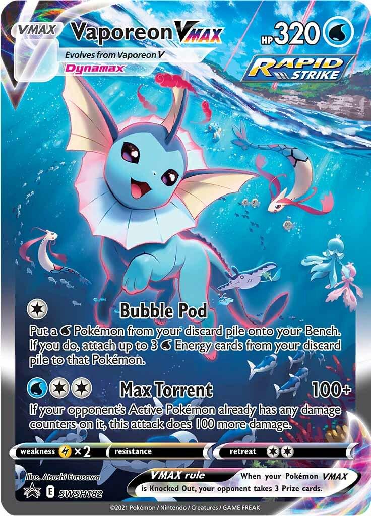 Vaporeon VMAX #SWSH182