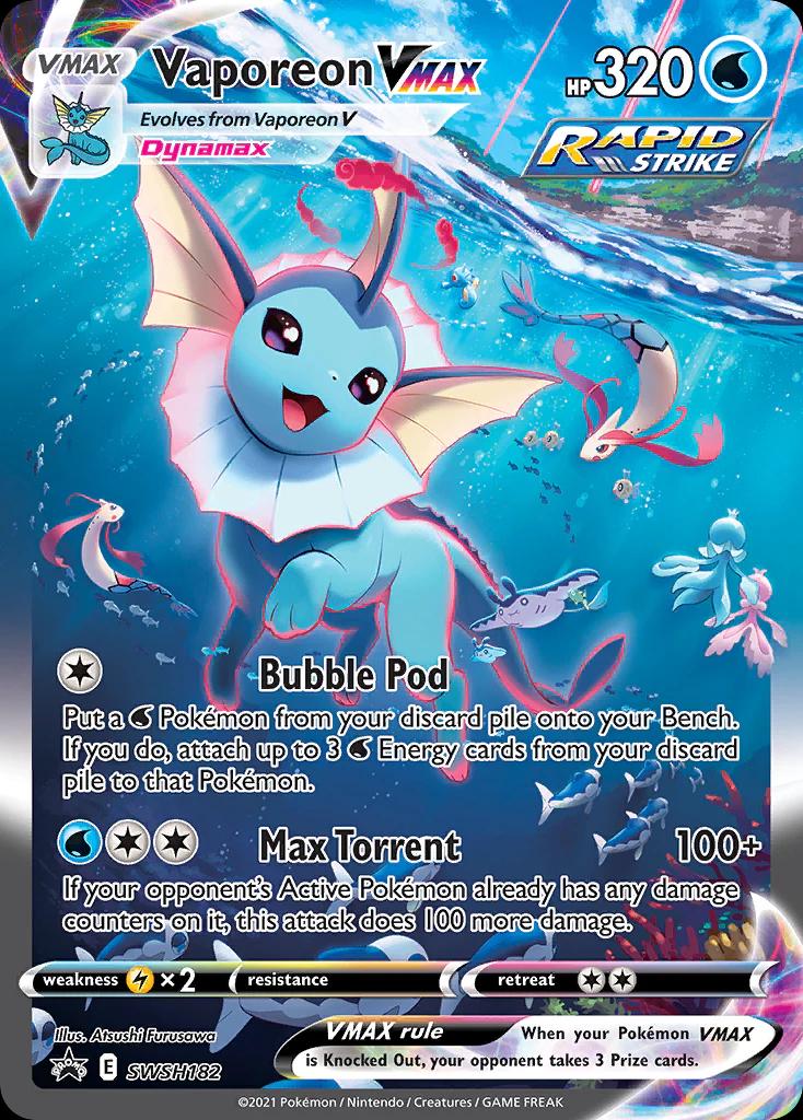 Vaporeon VMAX [Jumbo] #SWSH182