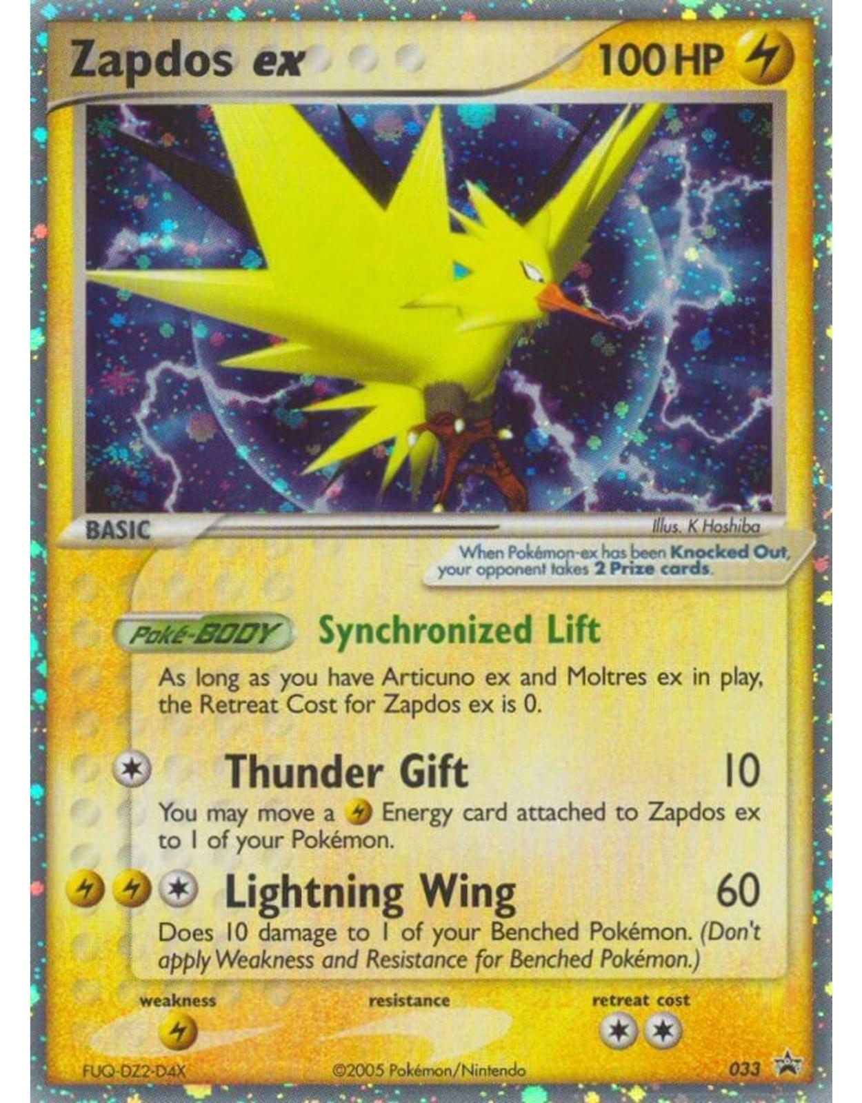 Zapdos EX #033