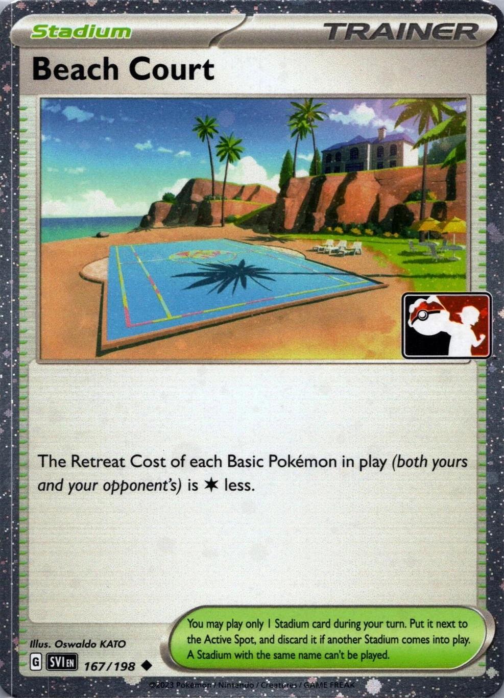 Beach Court [Prize Pack Cosmos Holo] #167