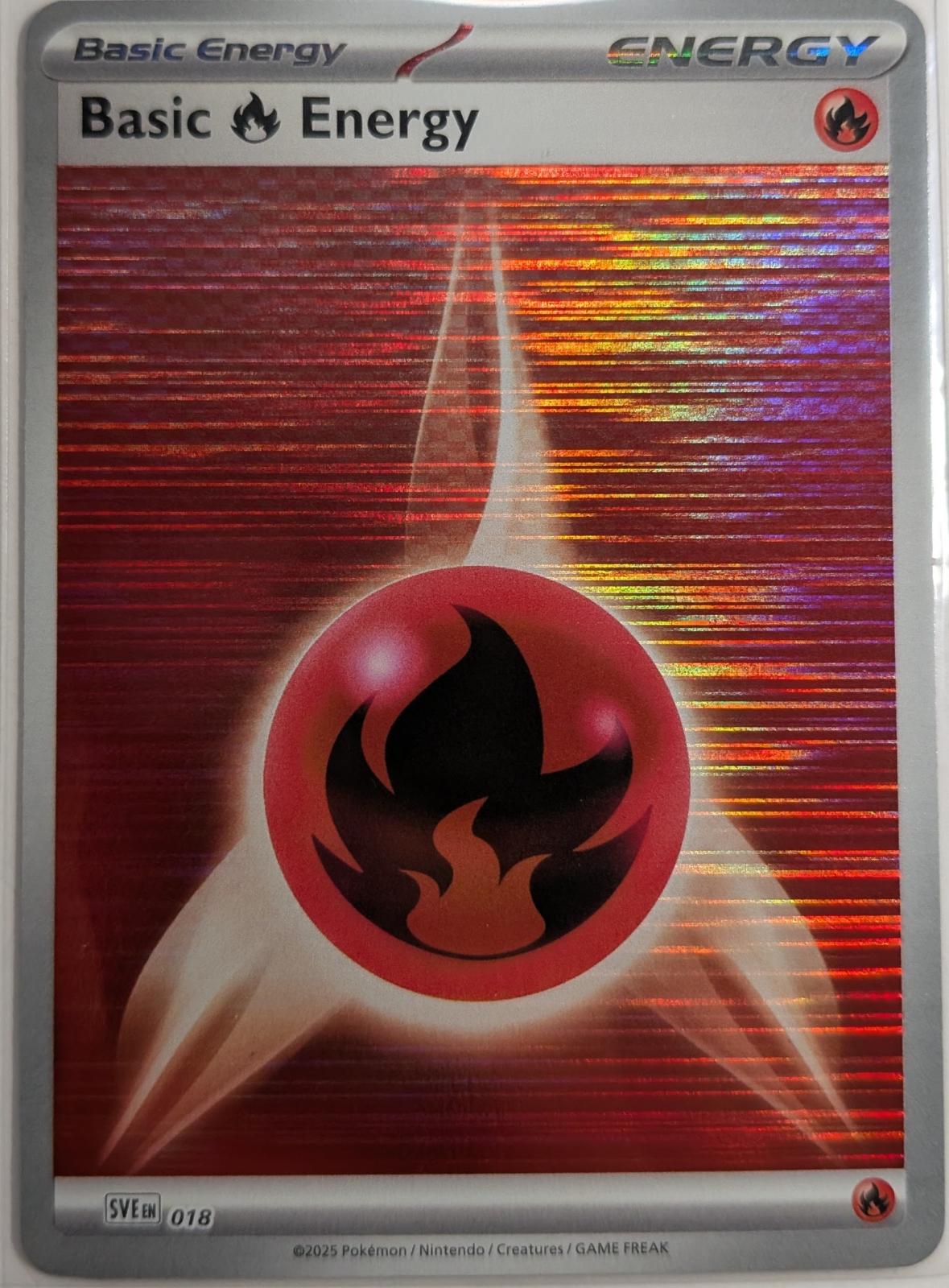 Basic Fire Energy [Holo] #18