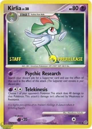 Kirlia [Pre-Release Staff] #53